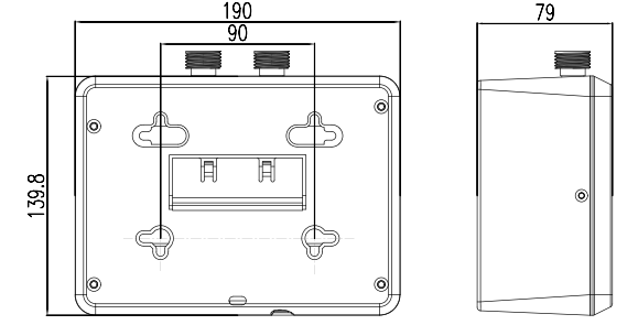 Габариты проточного водонагревателя Electrolux Aquatronic 2.0